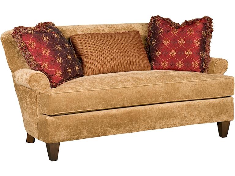 norrwood King Hickory Living Room Carson Fabric Settee C51-00 at Norwood Furniture