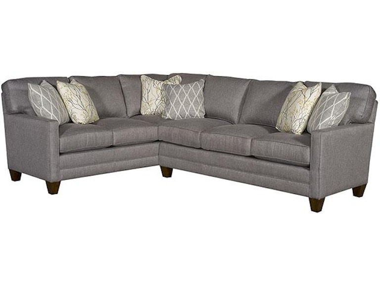norrwood King Hickory Living Room Cory Fabric Sectional 2100-Sect-F at Norwood Furniture
