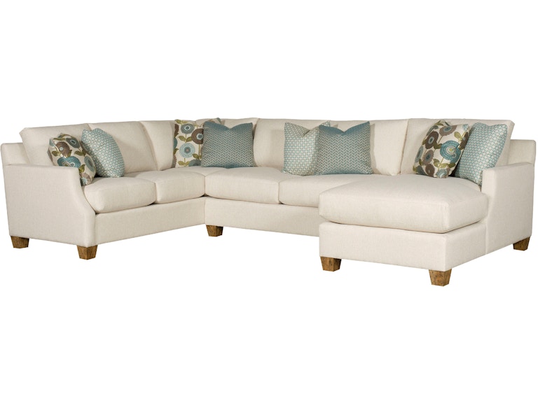 norrwood King Hickory Living Room Darby Fabric Sectional 2200-Sect-F at Norwood Furniture