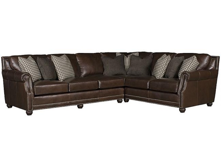 norrwood King Hickory Living Room Julianna Leather Sectional 3000-Sect-L at Norwood Furniture