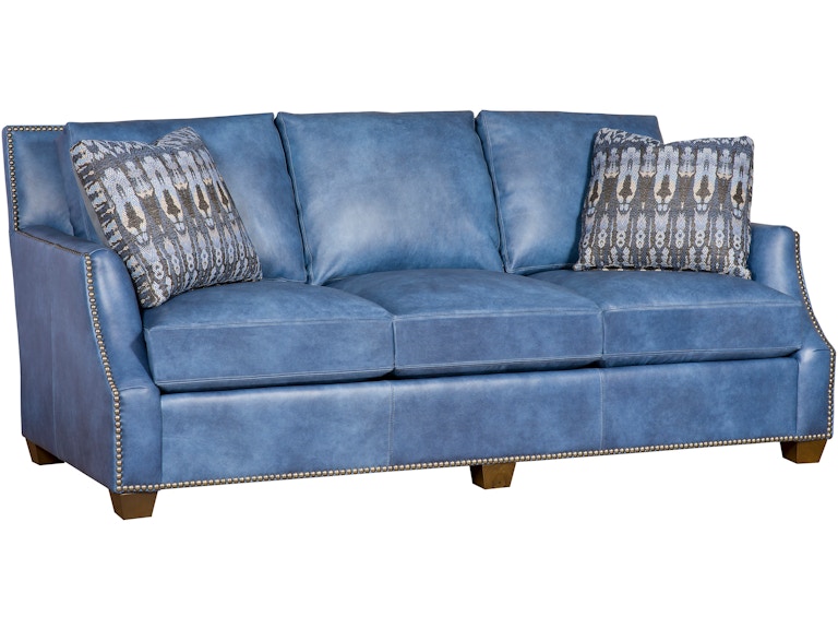 norrwood King Hickory Living Room Santiago Leather Sofa 2300-L at Norwood Furniture