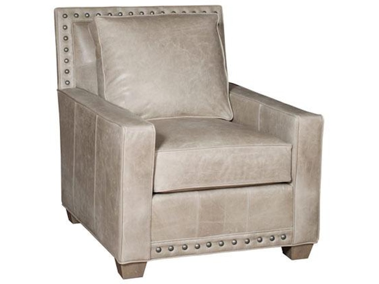 norrwood King Hickory Living Room Savannah Leather Chair 1001-BGN-L at Norwood Furniture