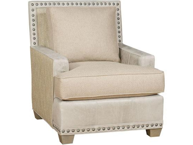 norrwood King Hickory Living Room Savannah Leather Fabric Chair 1001-TGN-LF at Norwood Furniture