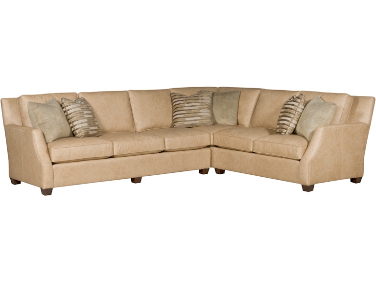 norrwood King Hickory Living Room Scottsdale Leather Sectional 2800-Sect-L at Norwood Furniture