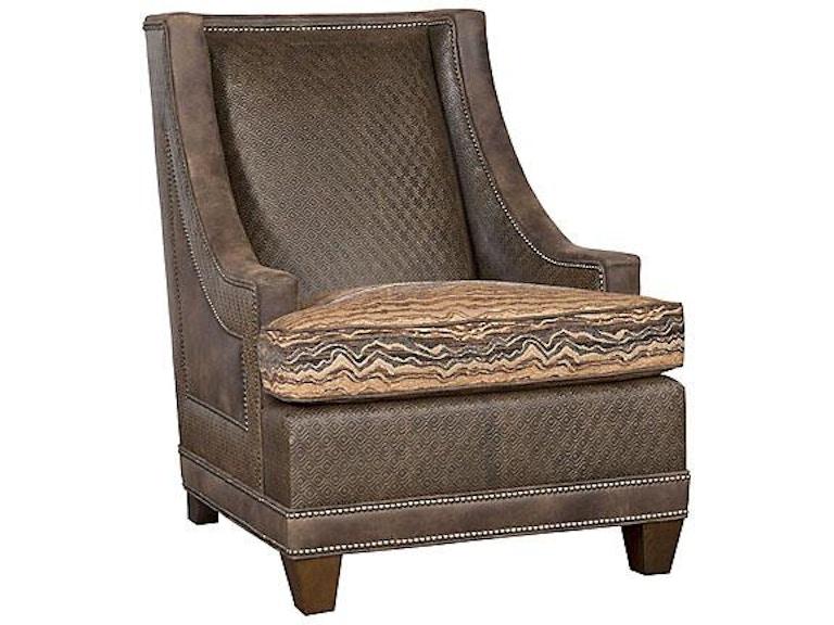 norrwood King Hickory Living Room Springfield Leather Fabric Chair 491-LF at Norwood Furniture