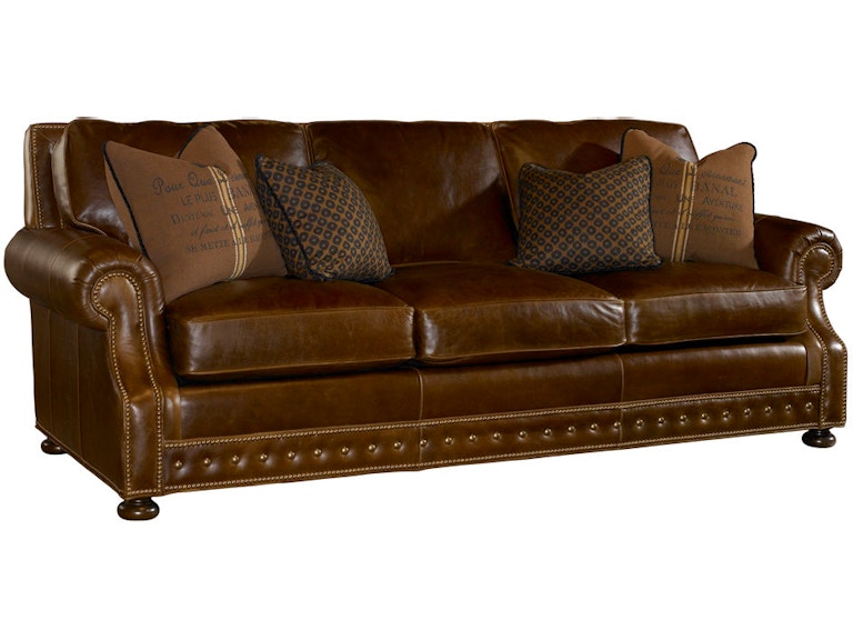 norrwood Lexington Living Room Devon Leather Sofa LL7221-33 at Norwood Furniture