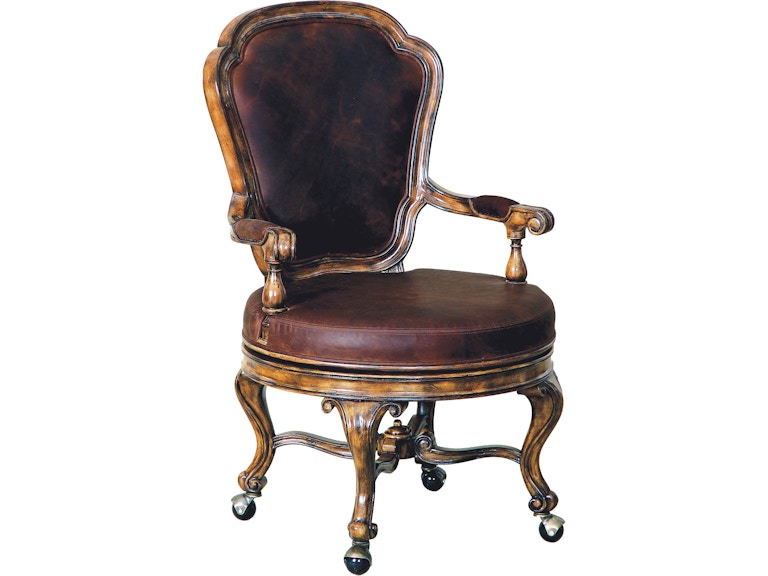 Norrwood Maitland-Smith Bar And Game Room Louis Game Chair 8105-43 At Norwood Furniture