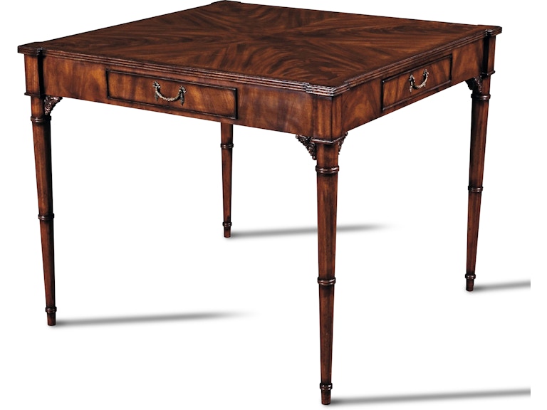 norrwood Maitland-Smith Bar and Game Room Stewart Card Table (Sh05-110107m) 89-0905 at Norwood Furniture