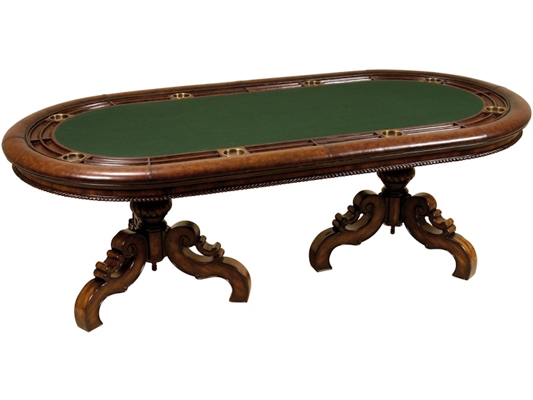 norrwood Maitland-Smith Bar and Game Room Texas Hold'em Game Table 8104-31 at Norwood Furniture