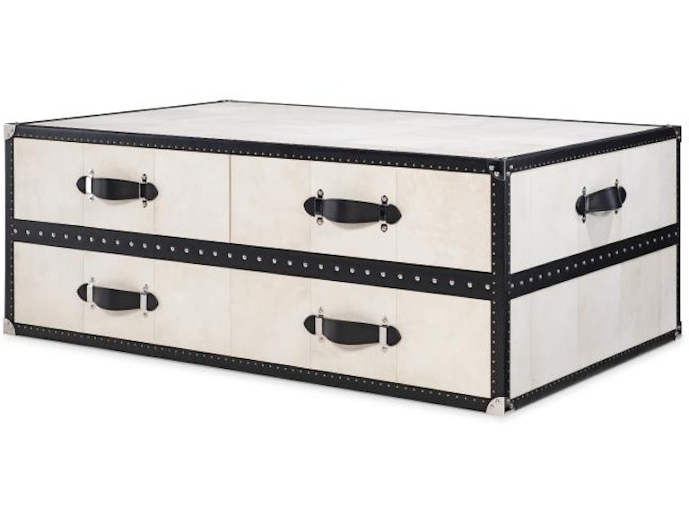 norrwood Maitland-Smith Home Accents Hawkins Cocktail Trunk 8486-13 at Norwood Furniture