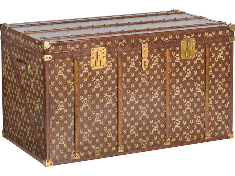 norrwood Maitland-Smith Home Accents Louis Trunk 8150-13 at Norwood Furniture