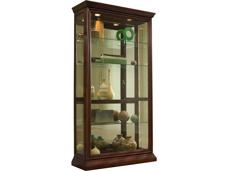 norrwood Pulaski Furniture Living Room Two Way Sliding Door Curio 20542 at Norwood Furniture