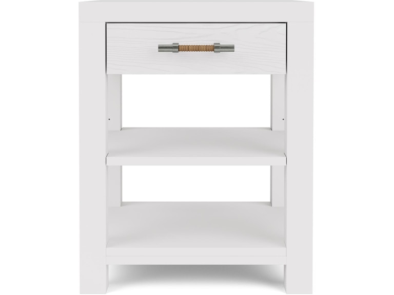 norrwood Riverside Bedroom 1-Drawer Nightstand-White 30769 at Norwood Furniture