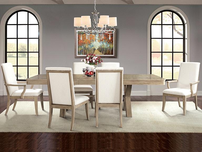 norrwood Riverside Casual Dining Sophie Trestle Table 50348 at Norwood Furniture