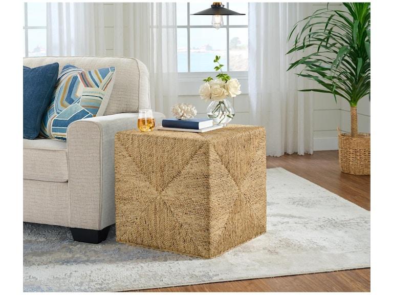 norrwood Riverside Living Room Woven Cube Table 30708 at Norwood Furniture