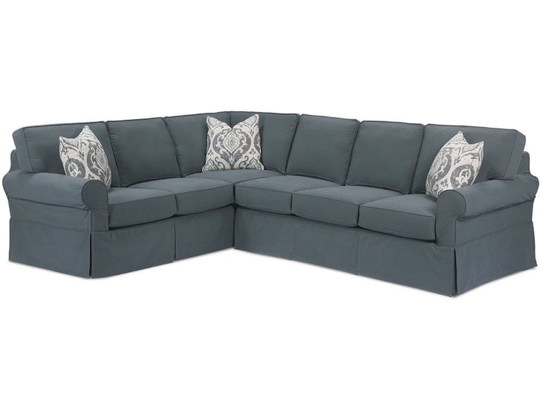 norrwood Rowe Living Room Masquerade Sectional Slipcover C396-Sect at Norwood Furniture