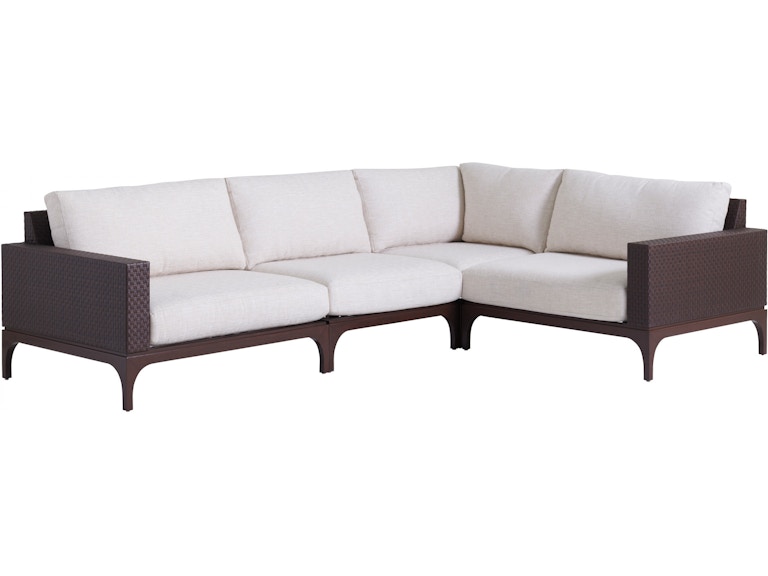 norrwood Tommy Bahama Outdoor Living Outdoor Furniture Abaco Sectional Shown with Cushion Set 3420-Sect at Norwood Furniture