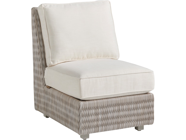 norrwood Tommy Bahama Outdoor Living Outdoor Furniture Armless Chair Shown with Cushion Set 3430-51A at Norwood Furniture