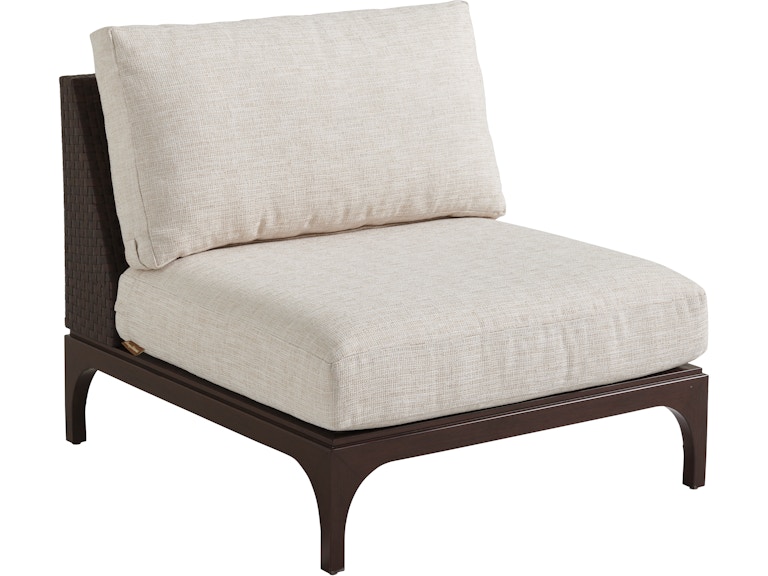 norrwood Tommy Bahama Outdoor Living Outdoor Furniture Armless Chair Shown with Cushion Set 3420-51A at Norwood Furniture