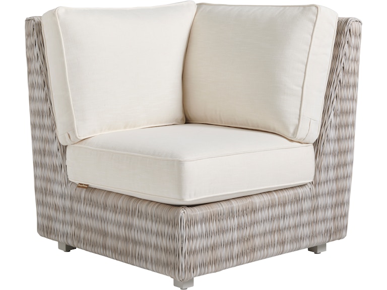 norrwood Tommy Bahama Outdoor Living Outdoor Furniture Corner Chair Shown with Cushion Set 3430-51CR at Norwood Furniture