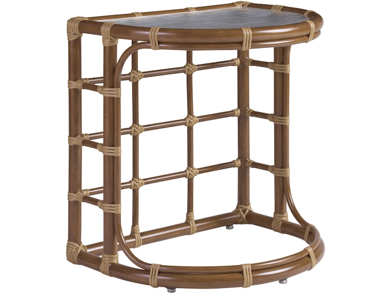 norrwood Tommy Bahama Outdoor Living Outdoor Furniture Demilune End Table 3360-950 at Norwood Furniture
