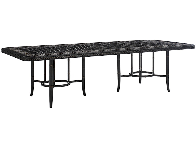 norrwood Tommy Bahama Outdoor Living Outdoor Furniture Dining Table W/Cast Top 3237-877C at Norwood Furniture