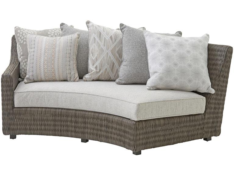 norrwood Tommy Bahama Outdoor Living Outdoor Furniture Scatterback LAF Curved Sofa 3900-82L at Norwood Furniture