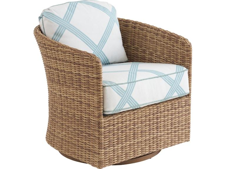norrwood Tommy Bahama Outdoor Living Outdoor Furniture Swivel Occasional Chair 3340-09SW at Norwood Furniture