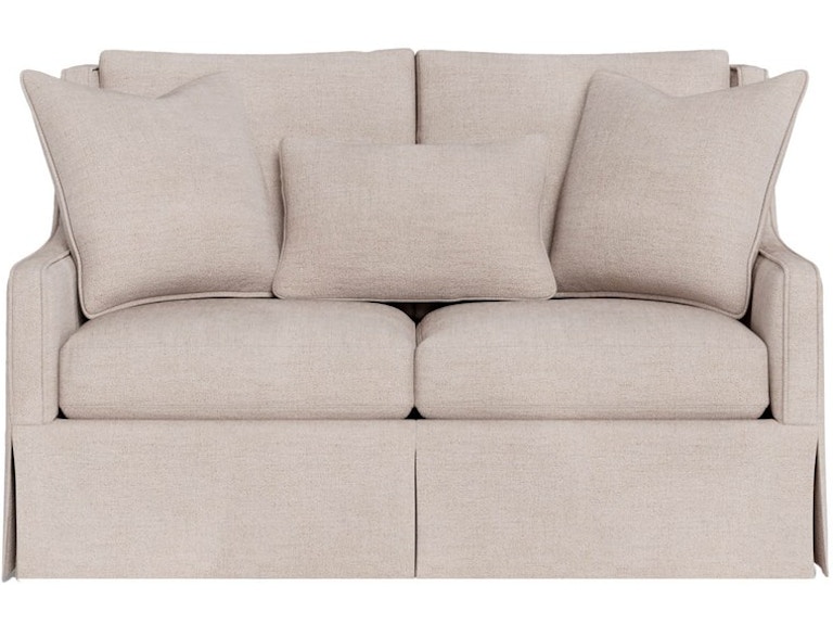 norrwood Universal Furniture Living Room Hudson Skirted Loveseat - Special Order U064502 at Norwood Furniture