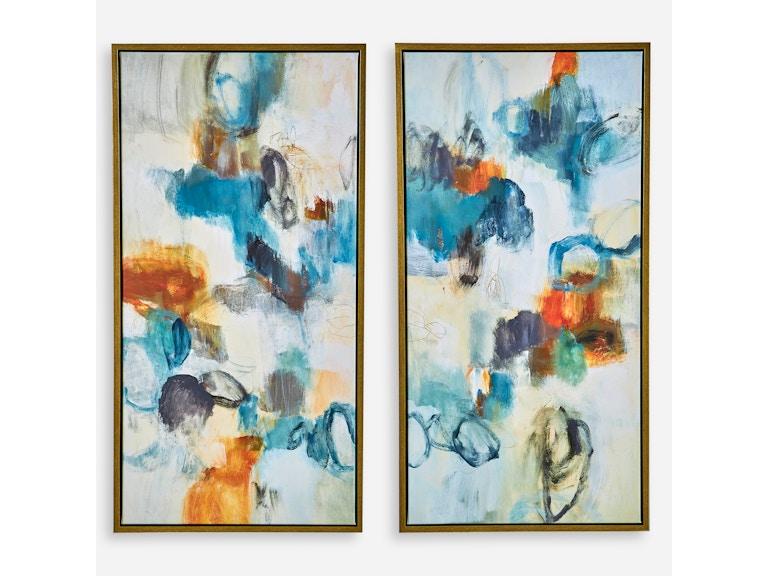 norrwood Uttermost Art Casual Moments Framed Abstract Art Set/2 32325 at Norwood Furniture