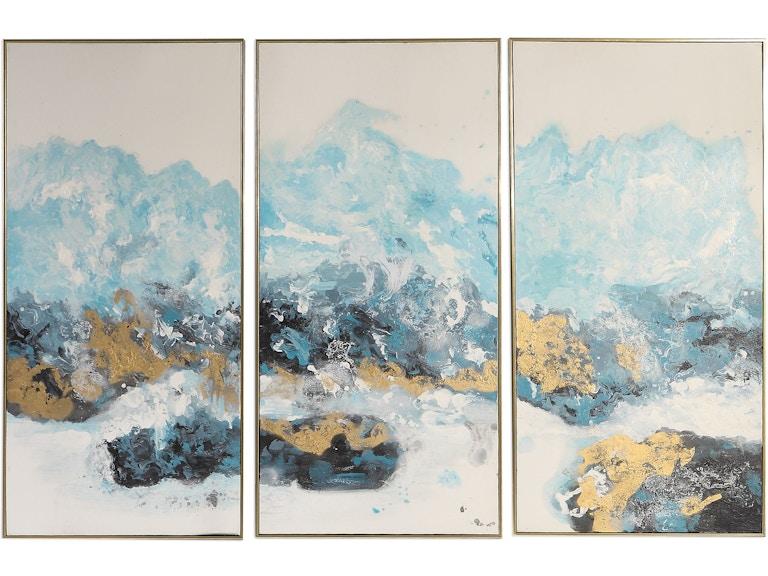 norrwood Uttermost Art Crashing Waves Abstract Art Set/3 34370 at Norwood Furniture