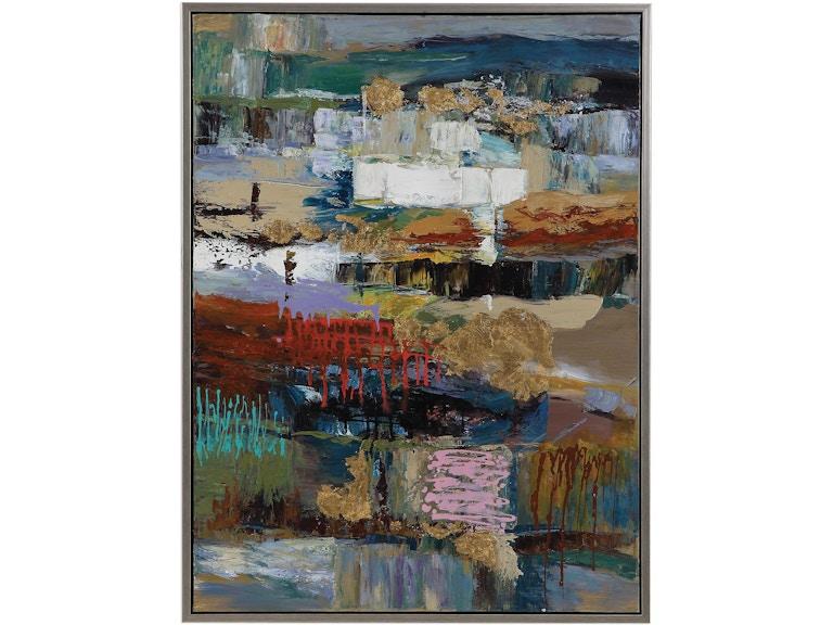 norrwood Uttermost Art Fiesta Hand Painted Canvas 37005 at Norwood Furniture