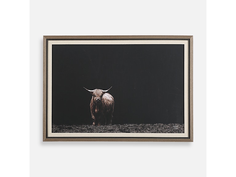 norrwood Uttermost Art King Of The Hill Framed Bovine Print 32391 at Norwood Furniture