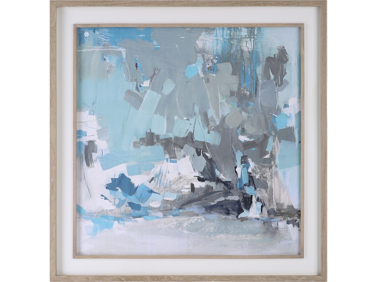 norrwood Uttermost Art Misty Moonlight Abstract Framed Print 32267 at Norwood Furniture