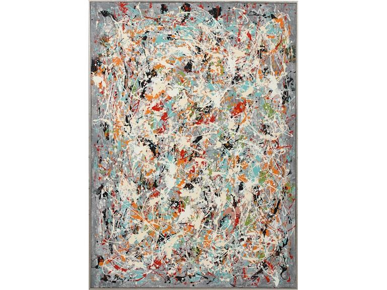 norrwood Uttermost Art Organized Chaos Hand Painted Canvas 34379 at Norwood Furniture