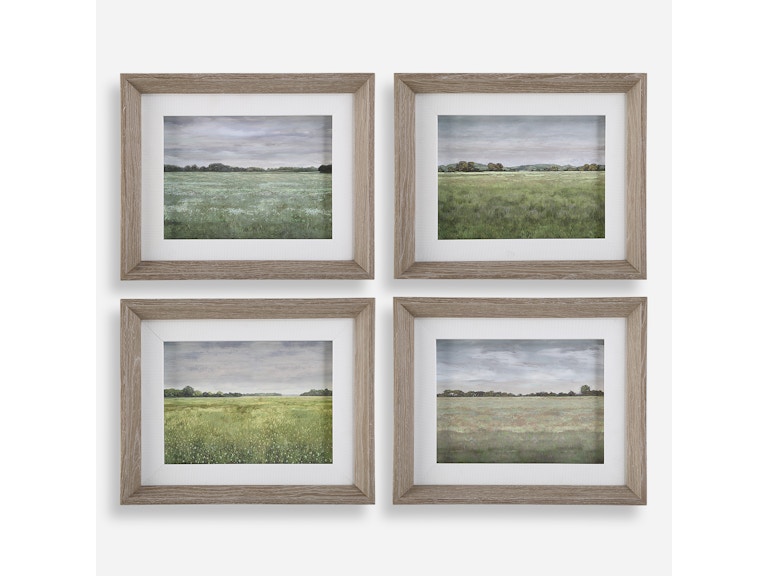 norrwood Uttermost Art Quiet Meadows Framed Prints Set/4 32317 at Norwood Furniture