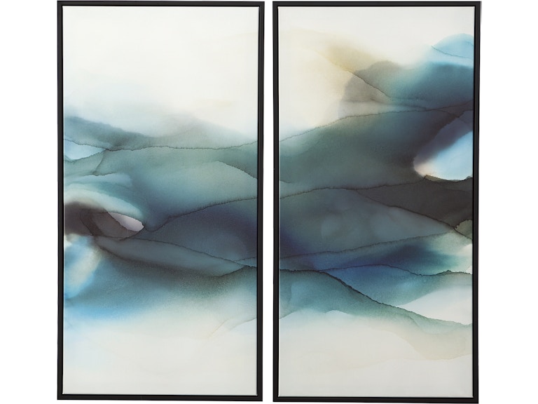 norrwood Uttermost Art September Desert Modern Watercolor Art Set/2 32305 at Norwood Furniture