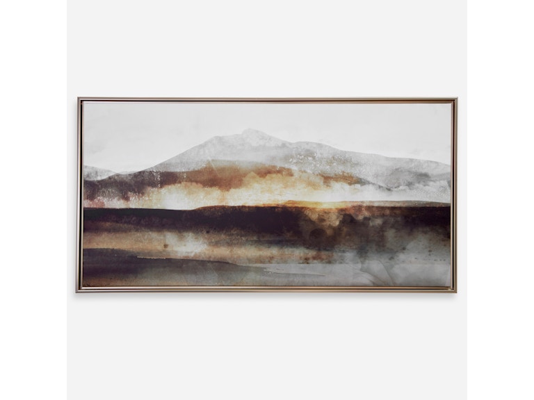 norrwood Uttermost Art Splash Of Land Framed Canvas 32359 at Norwood Furniture