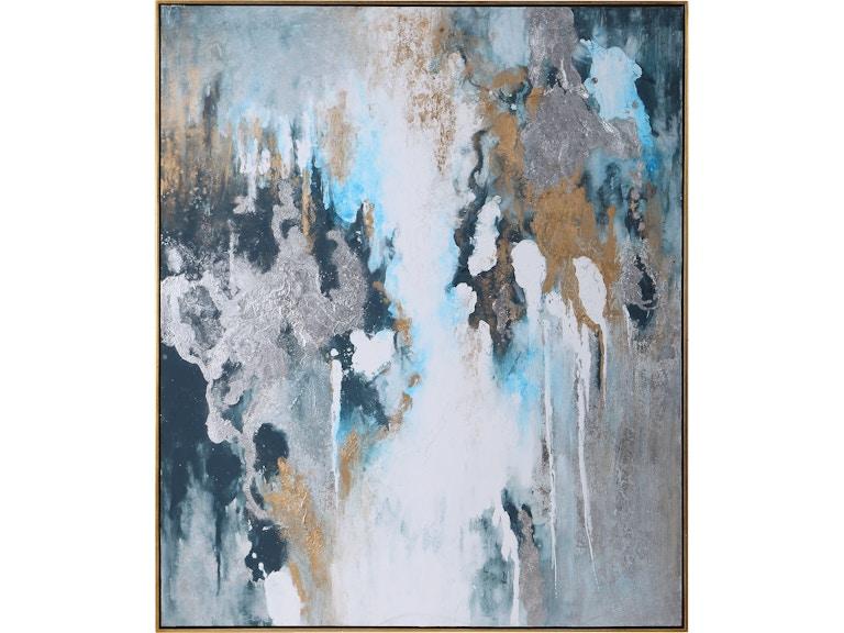 norrwood Uttermost Art Stormy Seas Hand Painted Canvas 36058 at Norwood Furniture