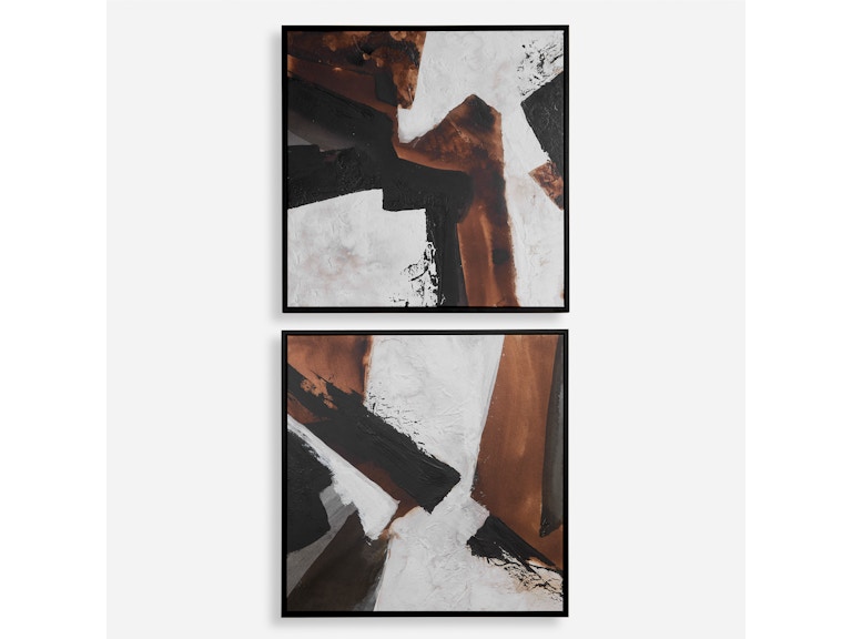 norrwood Uttermost Art Tactile Inspiration Framed Abstract Art Set/2 32370 at Norwood Furniture