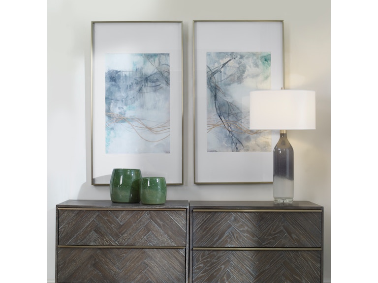 norrwood Uttermost Art Undulating Oro Abstract Prints Set/2 45099 at Norwood Furniture