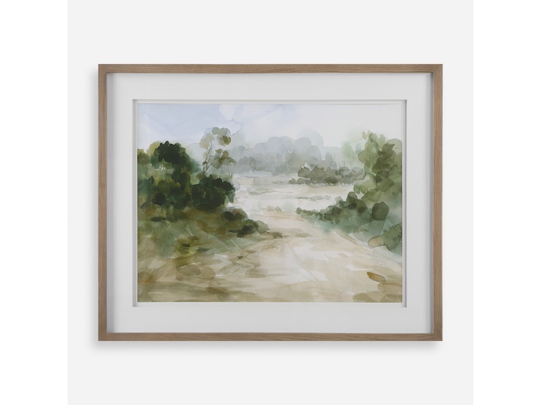 norrwood Uttermost Art Verdant Watercolor Landscape Print 32381 at Norwood Furniture