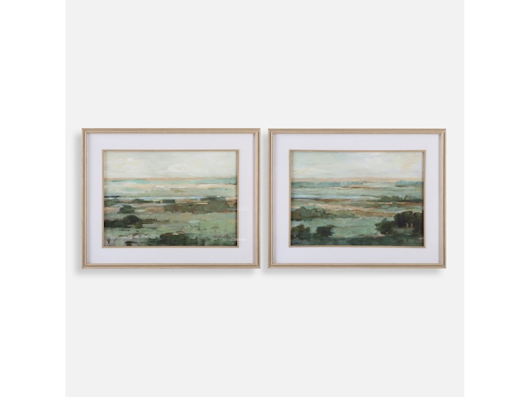norrwood Uttermost Art Warm Valley Framed Prints Set/2 32385 at Norwood Furniture