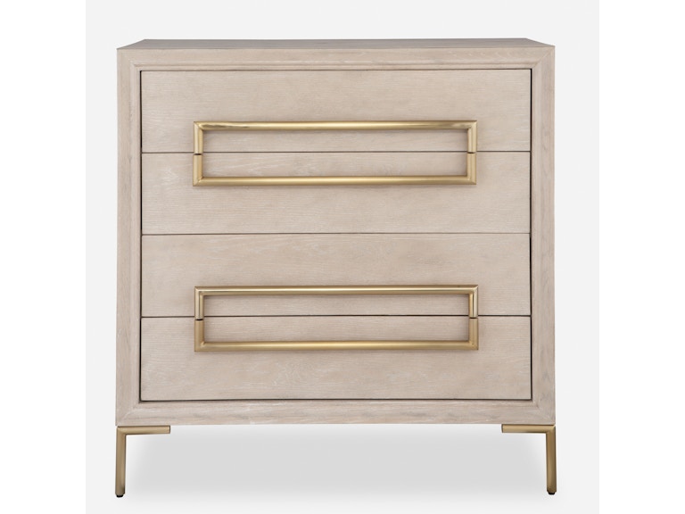 norrwood Uttermost Bedroom Alessia Light Oak Accent Chest 24770 at Norwood Furniture
