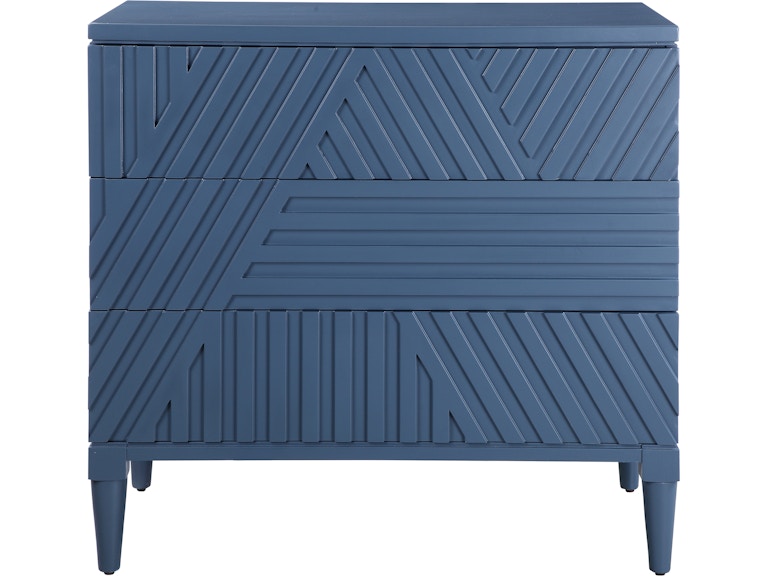 norrwood Uttermost Bedroom Colby Blue Drawer Chest 25383 at Norwood Furniture