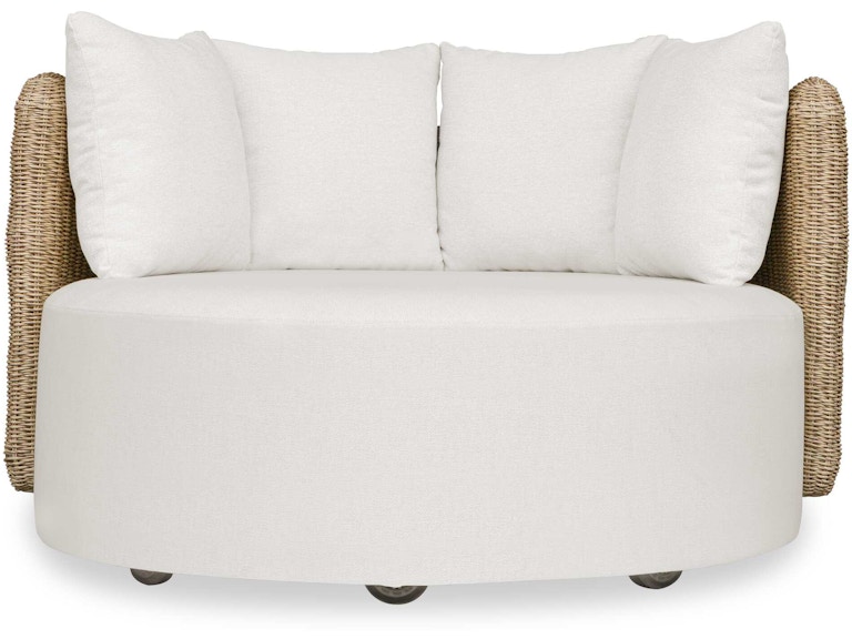 norrwood Uttermost Bedroom Sunset Outdoor Round Swivel Day Bed 53034 at Norwood Furniture