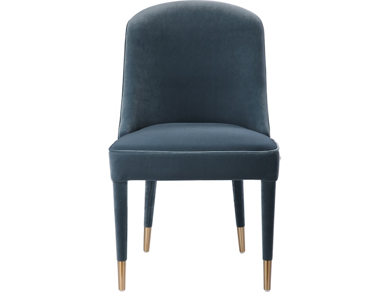 norrwood Uttermost Casual Dining Brie Armless Chair Blue Set Of 2 23556-2 at Norwood Furniture