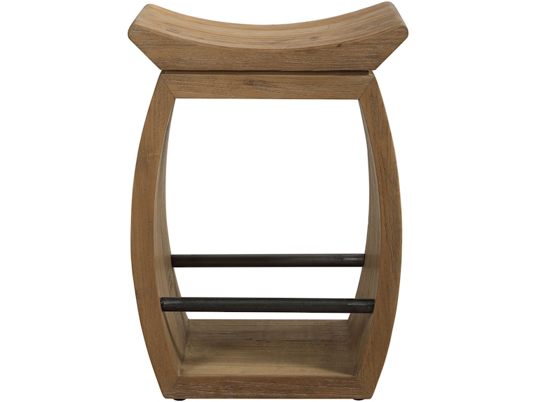 norrwood Uttermost Casual Dining Connor Modern Wood Counter Stool 24988 at Norwood Furniture