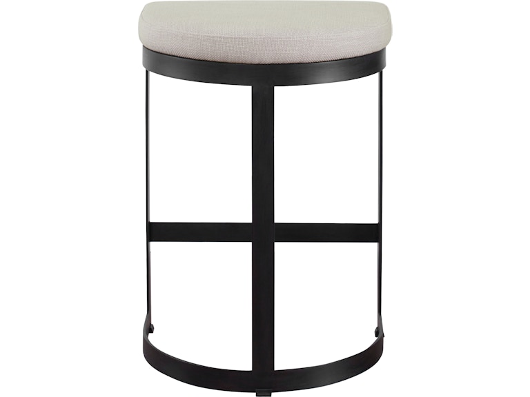 norrwood Uttermost Casual Dining Ivanna Black Iron Counter Stool 23591 at Norwood Furniture
