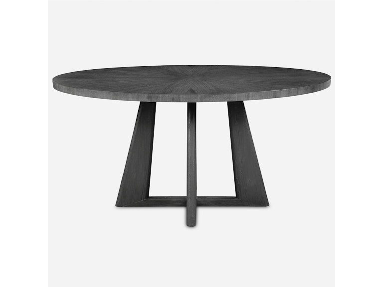 norrwood Uttermost Casual Dining Pulsar Round Gray Walnut Dining Table 24279 at Norwood Furniture